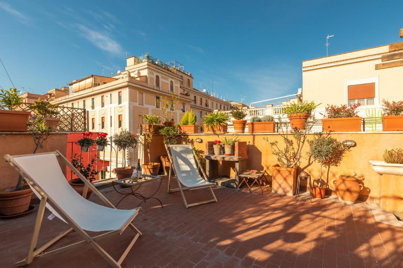 Bright And Comfy Terraced Apartment In Trastevere Ρώμη Εξωτερικό φωτογραφία