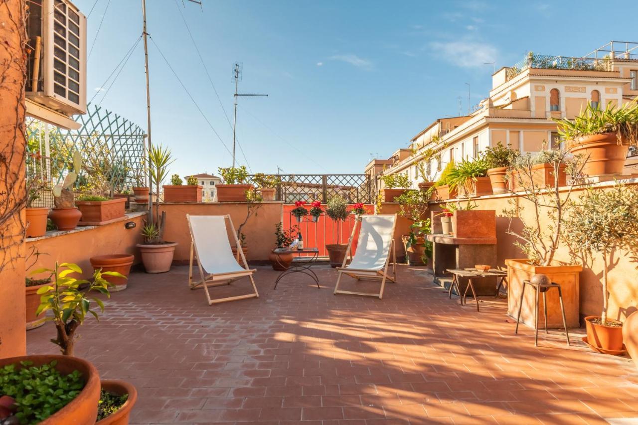 Bright And Comfy Terraced Apartment In Trastevere Ρώμη Εξωτερικό φωτογραφία